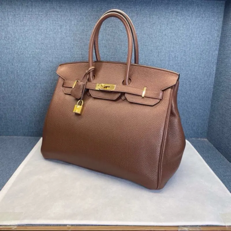 Bolsa de Mão Hermès Birkin 35 em Couro