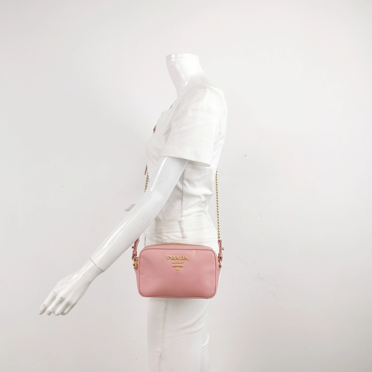Prada – Bolsa Transversal em Couro com Logo - Imagem 2