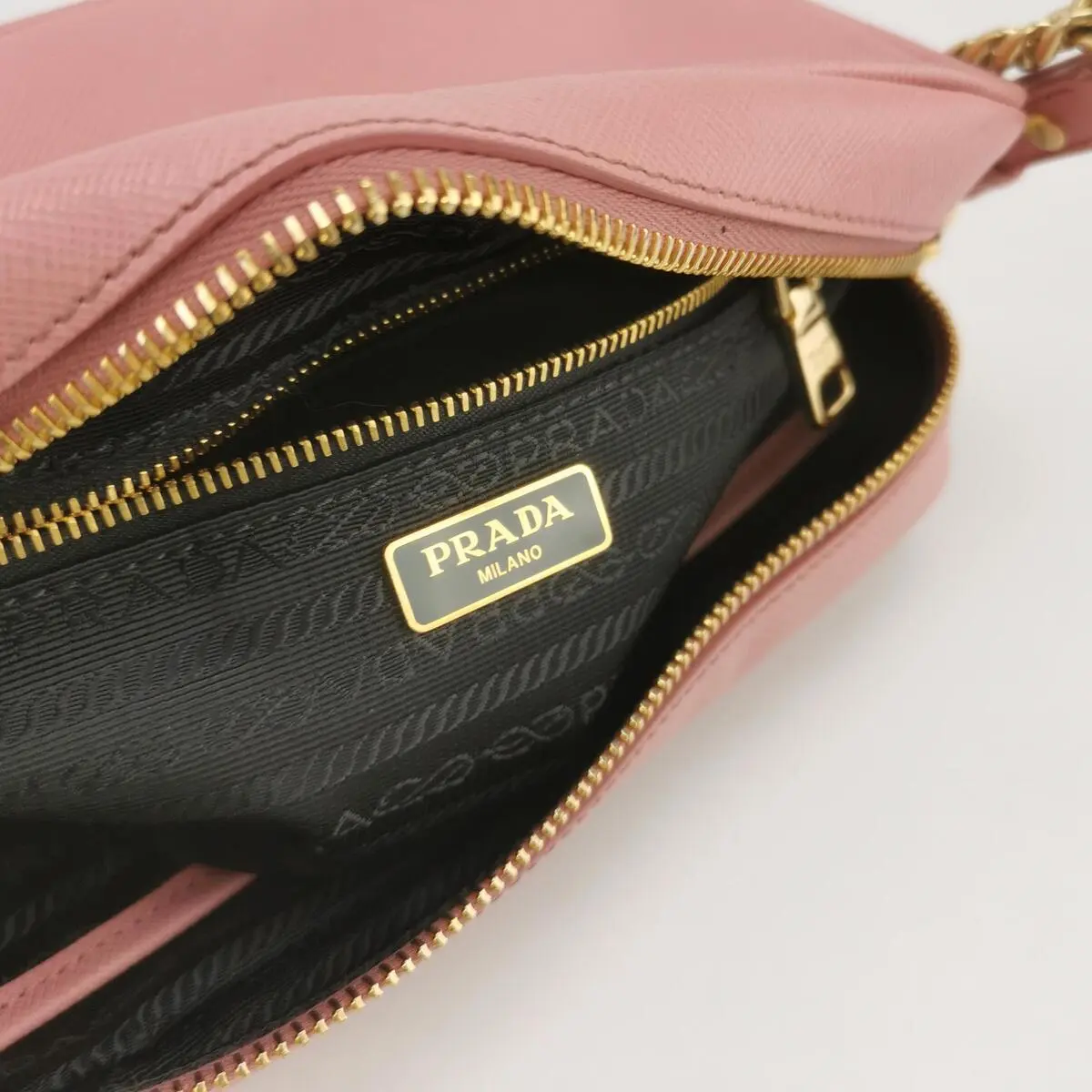 Prada – Bolsa Transversal em Couro com Logo - Imagem 9